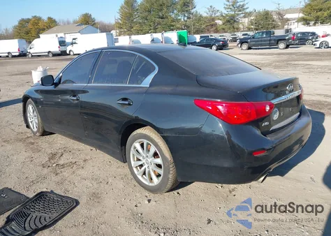 2014 Infiniti Q50 Premium z USA, uszkodzony, nr VIN JN1BV7AR7EM692356